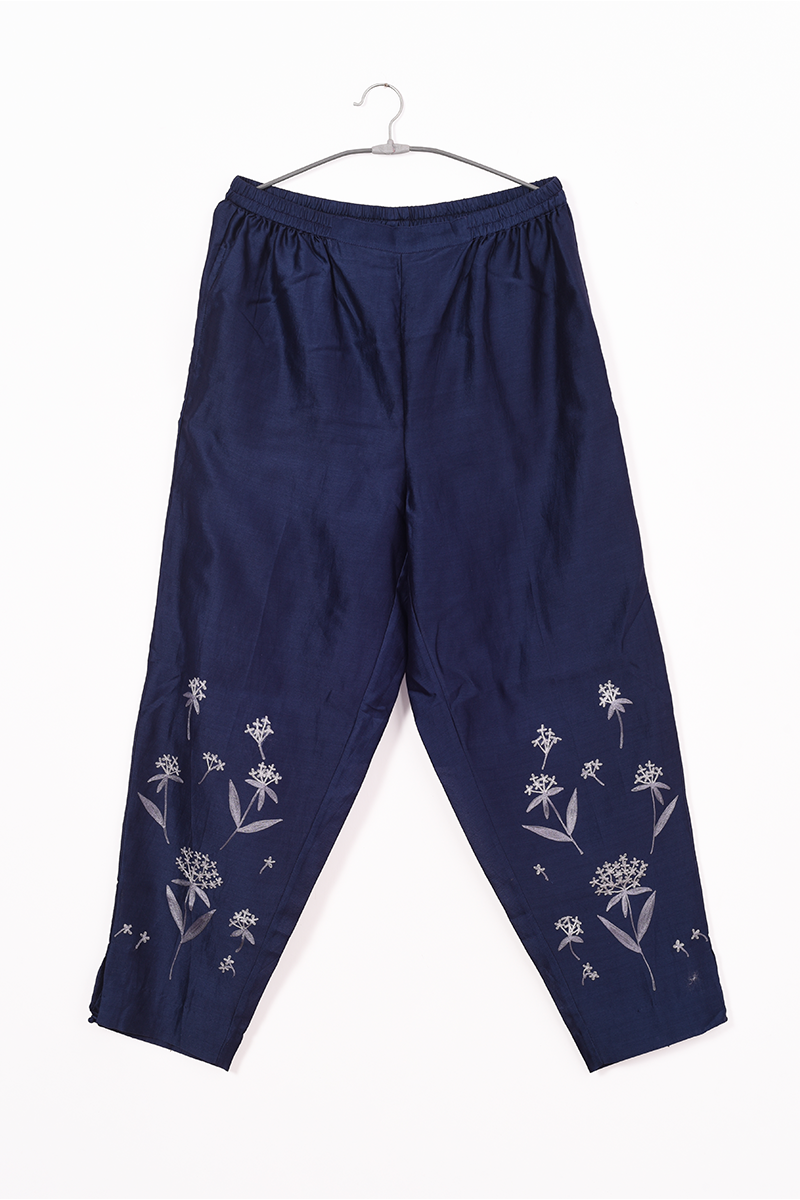 Floret Embroidery Pant