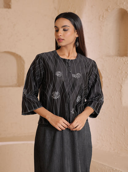 BANDHANI CROPPED TOP