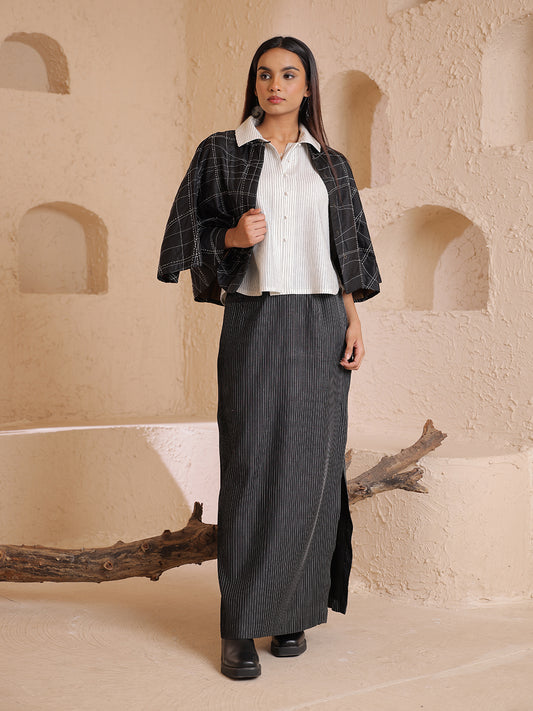 CROPPED SILK JACKET